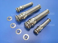 Spiral EMC Metric Cable Gland, IP68 Brass Bend-Resistant M12~M30 Cable Gland with Spiral Tail