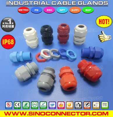 China PG and Metric Cable Cord Grips IP68 / IP69K Polyamide (Nylon / Plastic) supplier