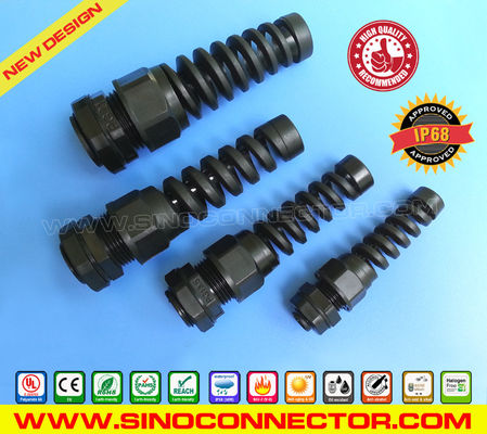 China Insulated Cable Gland IP68 with Spiral Bend Flex Protector (Standard Type &amp; Divided Type) supplier