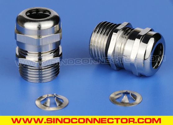 China EMC/EMV/EMI Shielded Cable Glands Cord Grips IP68 Nickel-plated Brass or Stainless Steel supplier