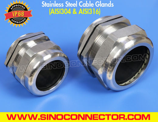 China PG &amp; Metric Stainless Steel IP68 Cable Glands (Prensaestopas) AISI 304, AISI 316 or AISI 316L supplier