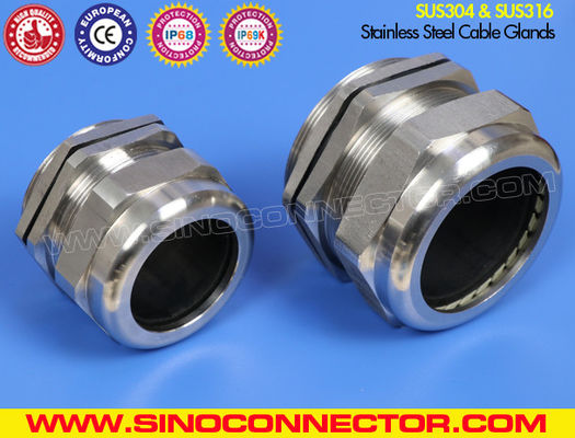China IP68 Rating Metric PG SS Stainless Steel Cable Glands (SUS304 &amp; SUS316) supplier