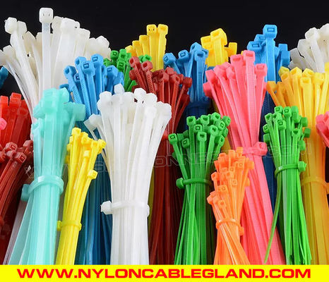 China High quality self-locking plastic cable ties eco-friendly plastic tie wraps with CE, ROHS, REACH, UV supplier