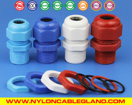 China Eco-Friendly Waterproof Elongated Metric Thread Polyamide Cable Gland (IP68 &amp; IP69K Rated) supplier