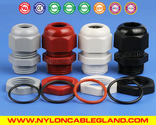 China IP68 IP69K Liquid Tight PG Thread Plastic Nylon Cable Glands with  O-rings supplier