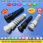 IP68 Electrical Cable Glands Metric & PG Threads Plastic Nylon Polyamide with Spiral Guard