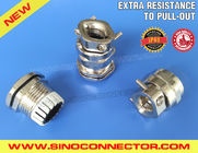 Metal Brass Watertight Metric Cable Gland IP68 with Traction Relief Metal Clamp