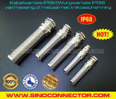 Hermetic Connectors Cable Glands Metallic Spiral PG Thread Water Resistant IP68 with Kink Protection