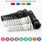 Standard Type (Divided Type) IP68 Plastic Insulated Cable Glands PG7-PG21 with Spiral Flex & Bend Protector