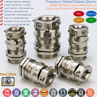 Nickel-plated Brass Cable Glands with Strain Relief Clamp & Traction Relief Clamp
