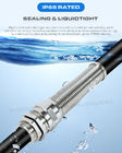 Hermetic Connectors Cable Glands Metallic Spiral PG Thread Water Resistant IP68 with Kink Protection