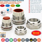 Anti-Corrosion IP68 Metric Cable Glands Stainless Steel 304, 316, 316L SCG Series with Silicone Seal & O-ring
