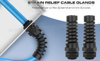 Spiral PG Watertight Cable Glands and Metric Hermetic Cable Glands with Strain Relief (Standard Type & Divided Type)