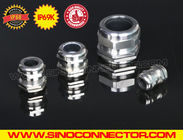 IP68 Watertight Copper Cable Glands, PG7~PG48 Adjustable Metallic Gland Connectors IP69K Waterproof Brass Cable Joints
