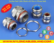 AISI304, AISI316 or AISI316L Stainless Steel PG Cable Glands with Fluoroelastomer Seals & O-rings