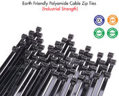 Industrial Strength Self-locking Nylon Cable Ties Plastic Zip Ties (Tie Wraps) with CE, ROHS, REACH, UV