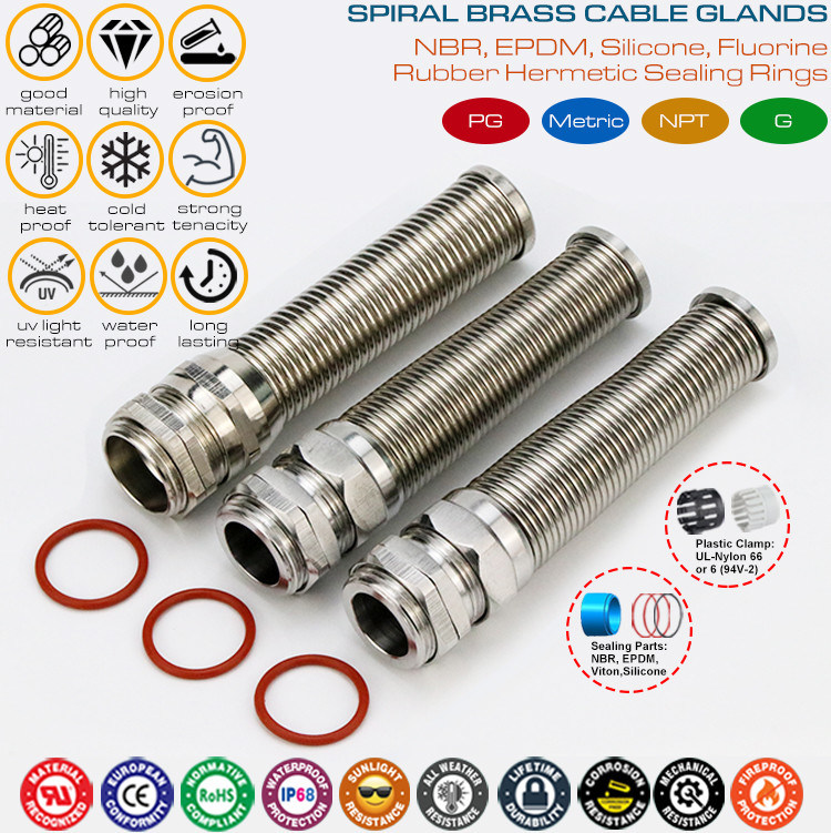 Pressacavi Impermeabili PG - Set Da 8 Pezzi, Per Cavi Da 3 A 12mm, Nylon IP68 - Foto 2