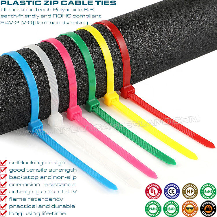 Adjustable Plastic Cable Ties 80-1020mm Length, Self-locking Versatile Cable Zip Ties 2.5-12mm Width for Wire Harness