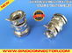 Nickel-plated Brass Cable Gland with Strain Relief Clamp &amp; Traction Relief Clamp supplier