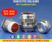 Rating IP68 Stainless Steel Cable Gland AISI 304/316/316L with (FKM / FPM)  Seals