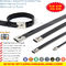 Industrial Strength Color Epoxy Coated 316L, 316, 304 Metal Stainless Steel Ball-locking Cable Ties