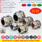 Metric Inox Stainless Steel IP68 Cable Gland AISI 304, AISI 316L, AISI 316 with Silicone Seal &amp; O-ring